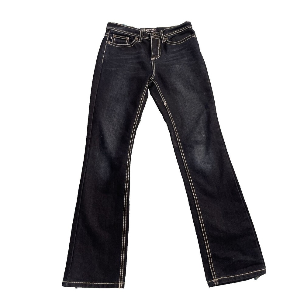 SEVEN 7 STARLETTE SKINNY BLUE JEANS SIZE 12